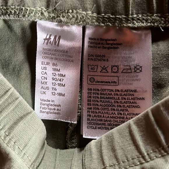 Trio of H&M Baby Girl Leggings - Picture 7 of 8